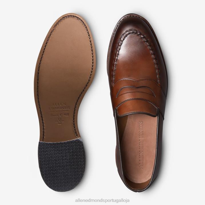 mocassim randolph penny 848L90 pimentão escuro homensAllen Edmonds