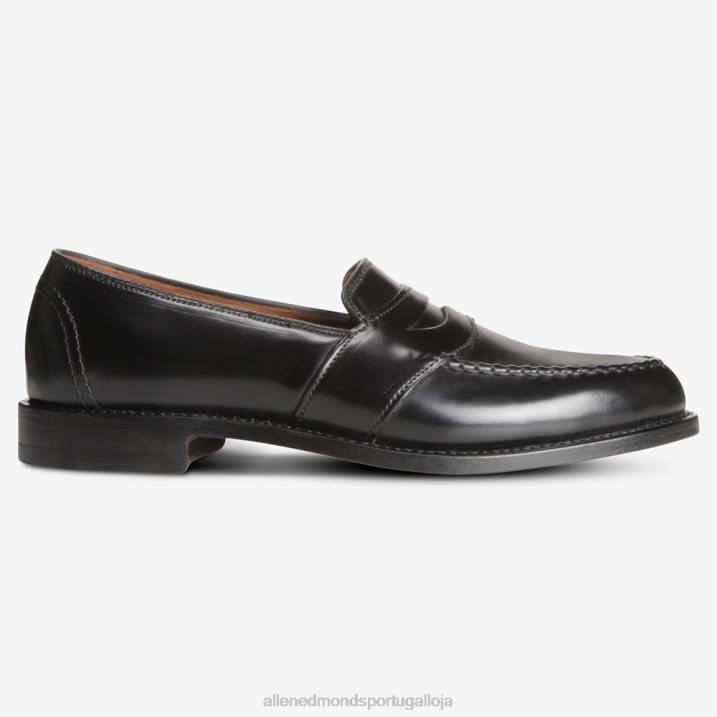 randolph shell cordovan mocassim penny 848L34 cordovão preto homensAllen Edmonds