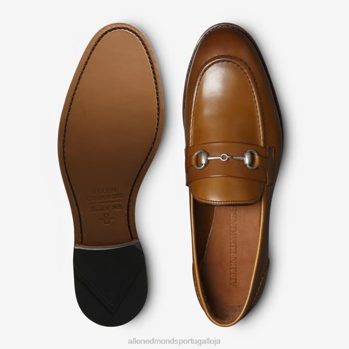 Randolph bit mocassim 848L188 couro de nogueira homensAllen Edmonds