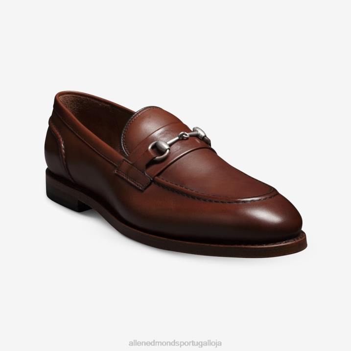 Randolph bit mocassim 848L189 couro de pimentão homensAllen Edmonds