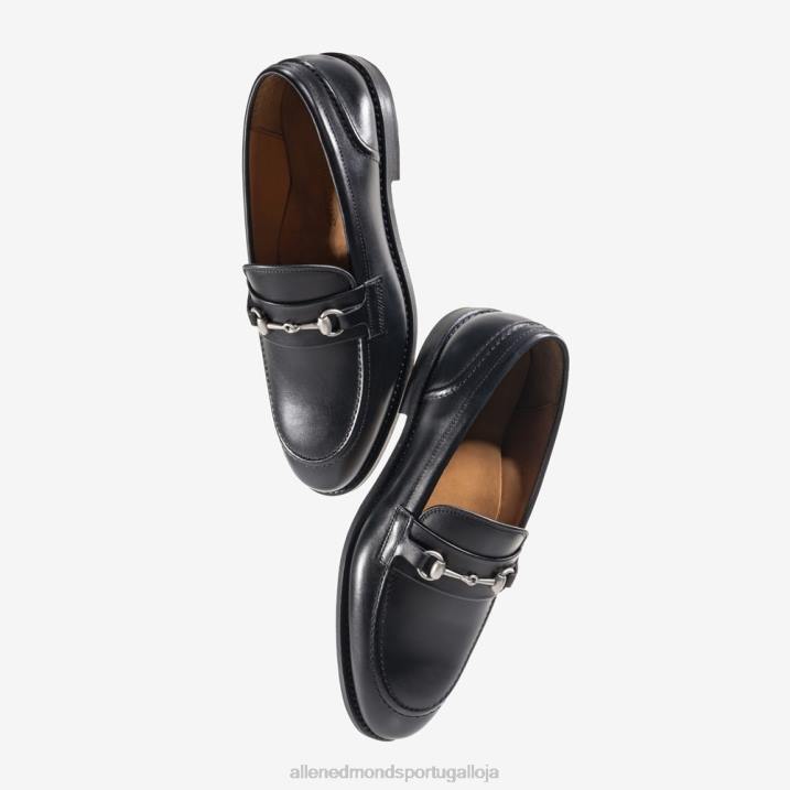 Randolph bit mocassim 848L7 couro preto homensAllen Edmonds