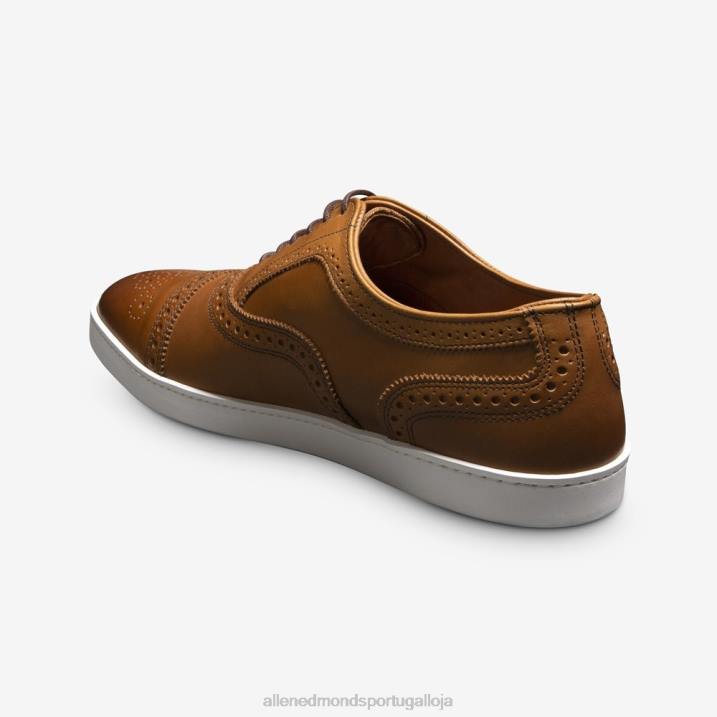 sapatilha tipo oxford 848L33 noz marrom homensAllen Edmonds