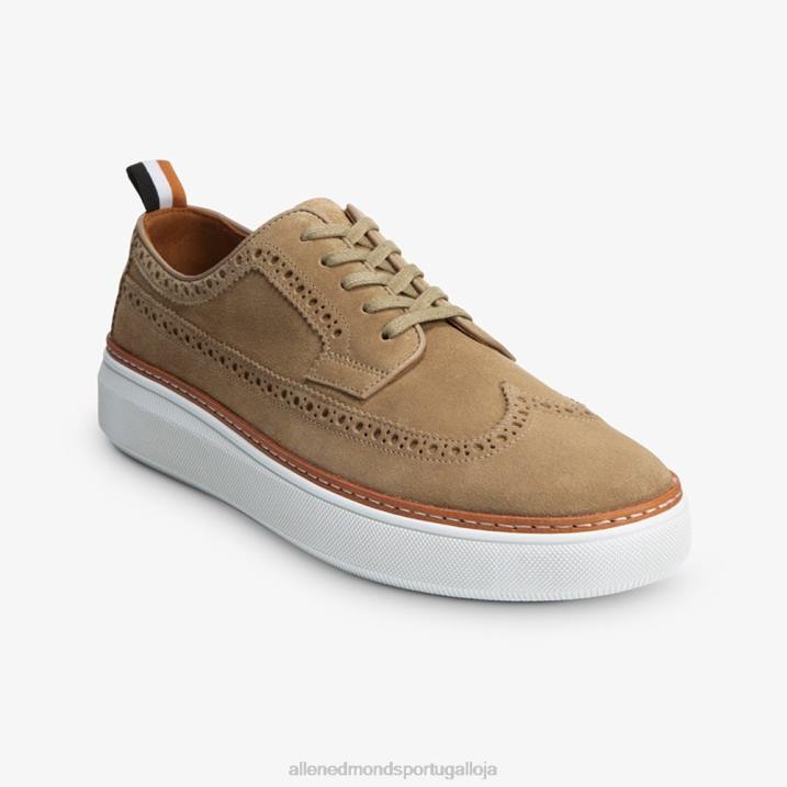 tênis derby wingtip de camurça tremont 848L109 osso homensAllen Edmonds