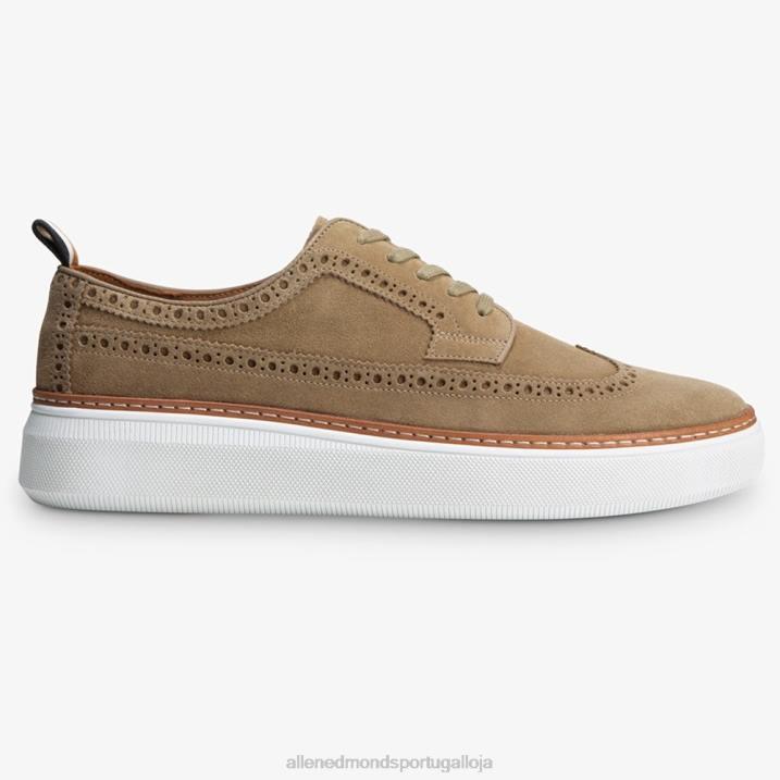 tênis derby wingtip de camurça tremont 848L109 osso homensAllen Edmonds