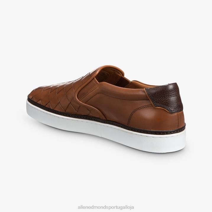 tênis slip-on tecido alpha 848L46 bronzeado homensAllen Edmonds