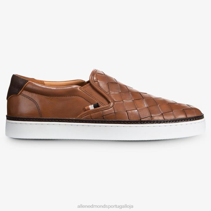 tênis slip-on tecido alpha 848L46 bronzeado homensAllen Edmonds