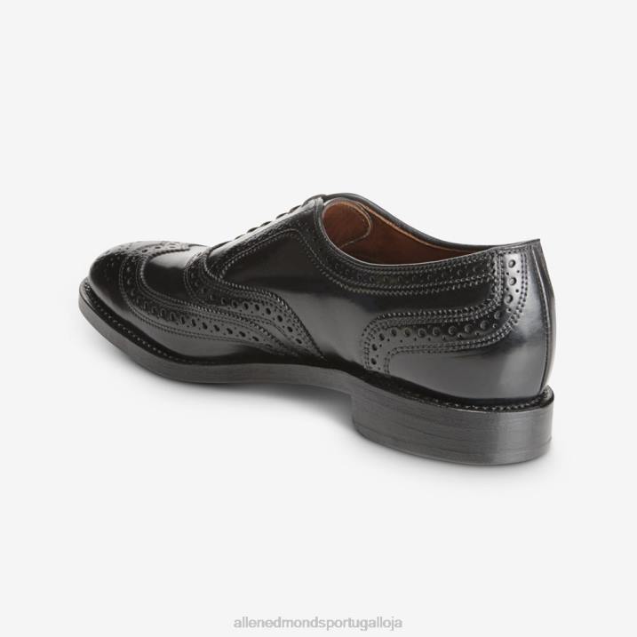 sapato social cambridge shell cordovan wingtip 848L324 cordovão preto homensAllen Edmonds