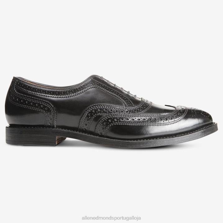 sapato social cambridge shell cordovan wingtip 848L324 cordovão preto homensAllen Edmonds