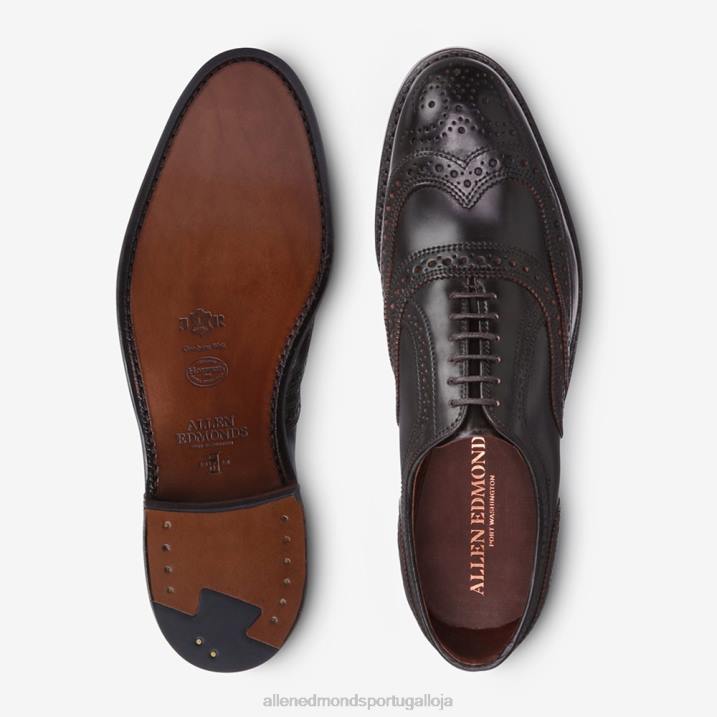 sapato social cambridge shell cordovan wingtip 848L325 marrom homensAllen Edmonds