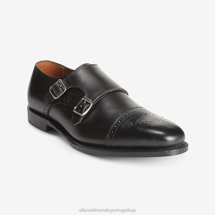 st. sapato social john's double monk strap 848L357 preto homensAllen Edmonds