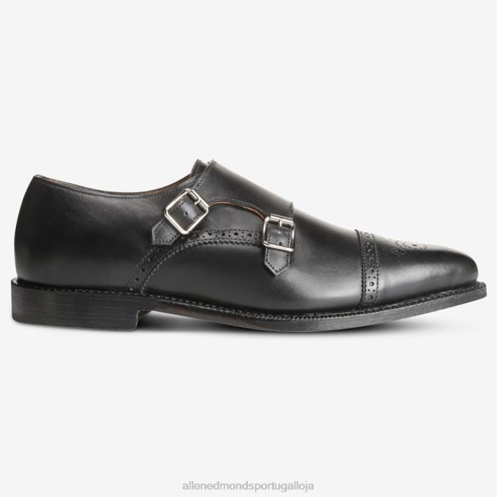 st. sapato social john's double monk strap 848L357 preto homensAllen Edmonds