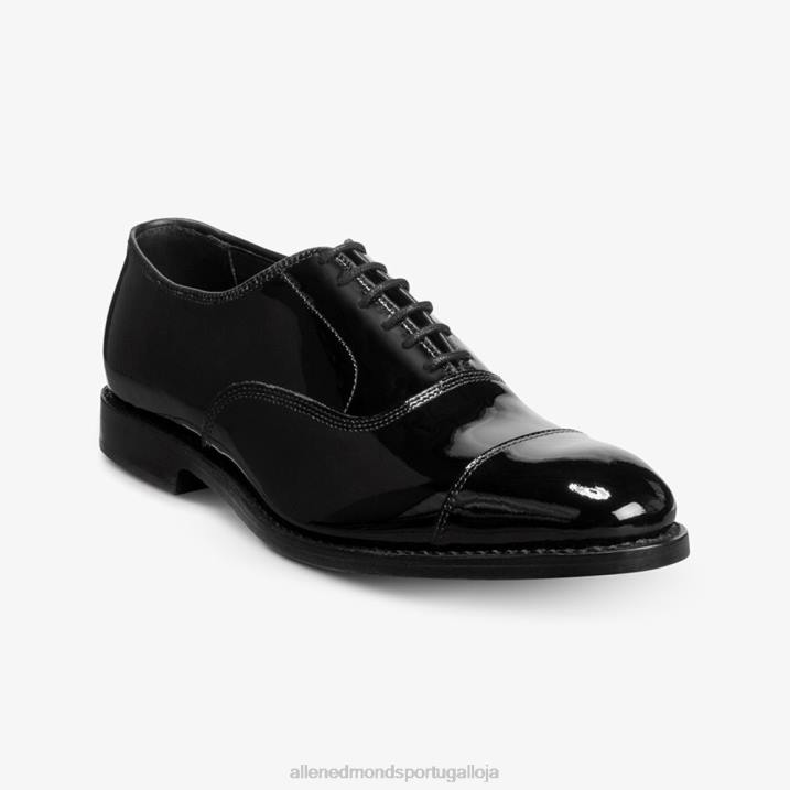 sapato social oxford bico fino park avenue 848L10 patente preta homensAllen Edmonds