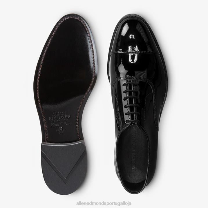 sapato social oxford bico fino park avenue 848L10 patente preta homensAllen Edmonds