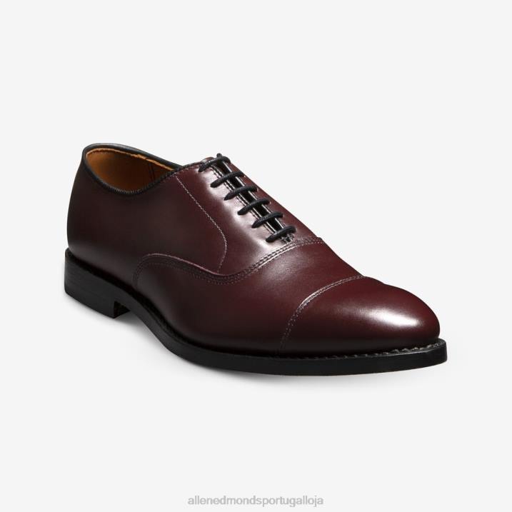 sapato social oxford bico fino park avenue 848L45 couro bordô homensAllen Edmonds