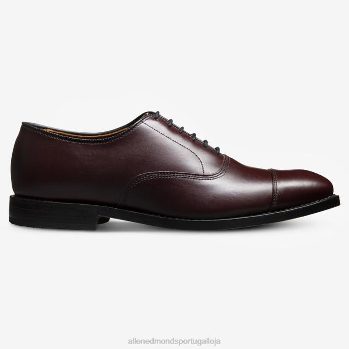 sapato social oxford bico fino park avenue 848L45 couro bordô homensAllen Edmonds