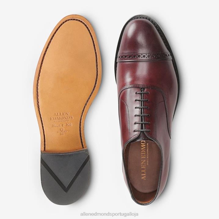 sapato social oxford bico fino quinta avenida 848L111 sangue de boi homensAllen Edmonds