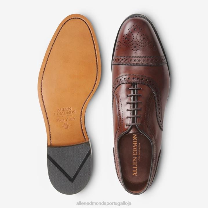 sapato social oxford cap toe 848L272 pimentão escuro homensAllen Edmonds