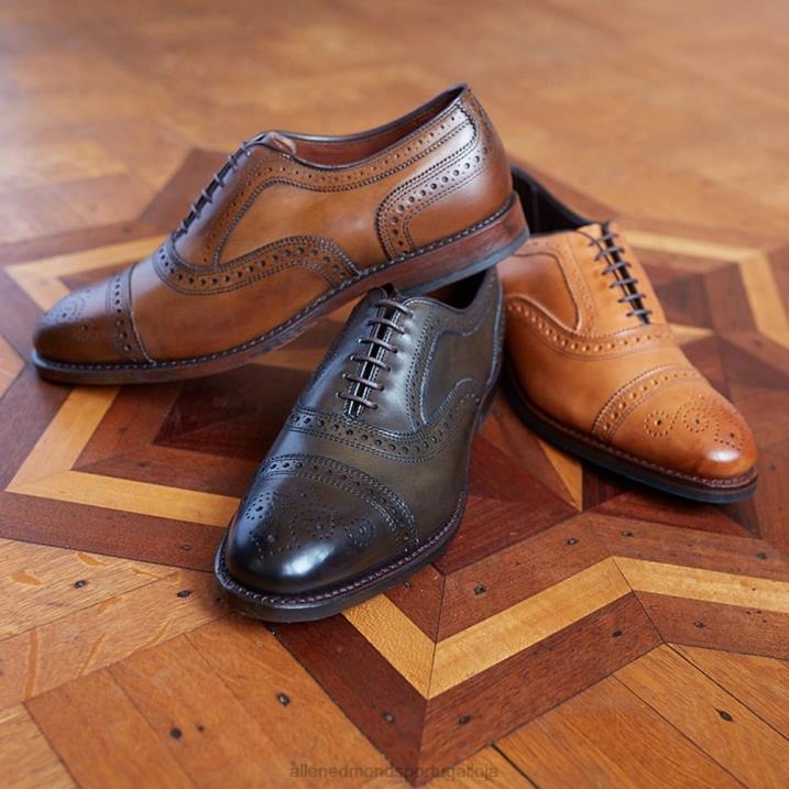 sapato social oxford cap toe 848L273 noz marrom homensAllen Edmonds