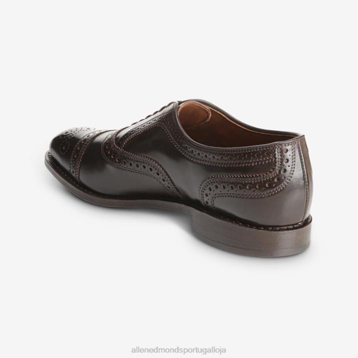 sapato social oxford cap toe shell cordovan 848L294 cordovão marrom homensAllen Edmonds