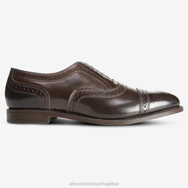 sapato social oxford cap toe shell cordovan 848L294 cordovão marrom homensAllen Edmonds