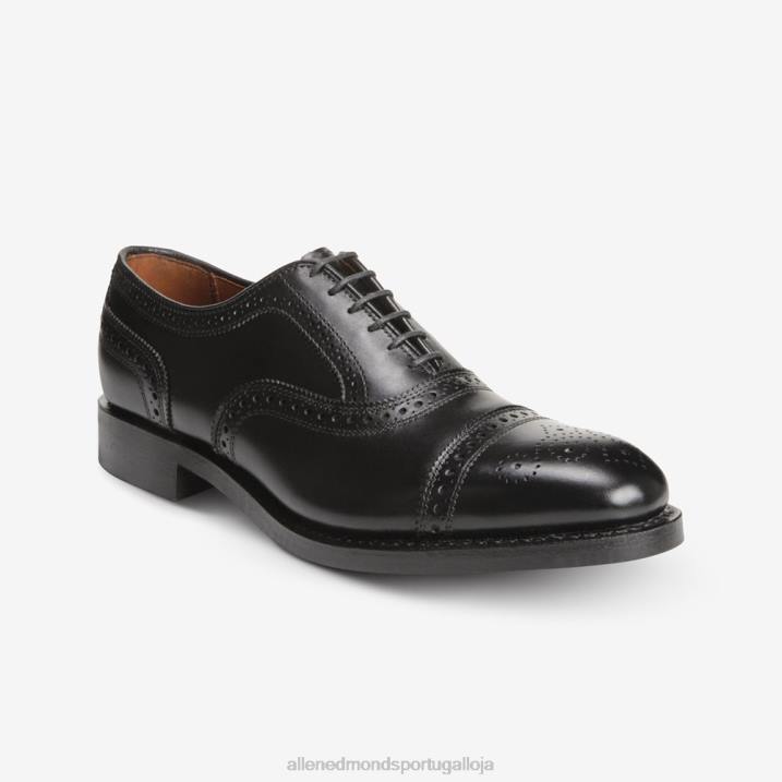 sapato social oxford com bico fino e solado dainite 848L29 preto homensAllen Edmonds