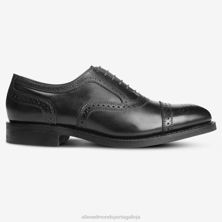 sapato social oxford com bico fino e solado dainite 848L29 preto homensAllen Edmonds