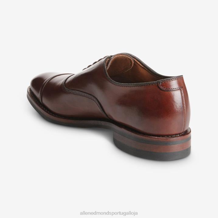 sapato social park avenue oxford cap toe com sola dainite 848L12 pimentão escuro homensAllen Edmonds