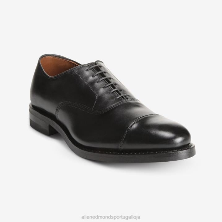 sapato social park avenue oxford cap toe com sola dainite 848L235 preto homensAllen Edmonds