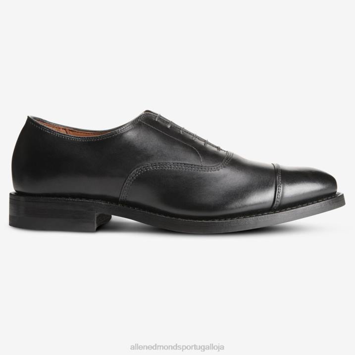 sapato social park avenue oxford cap toe com sola dainite 848L235 preto homensAllen Edmonds