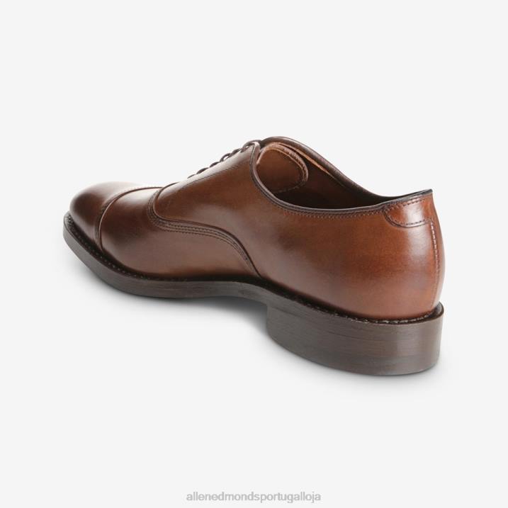 sapato social park avenue oxford cap toe com sola dainite 848L236 marrom café homensAllen Edmonds