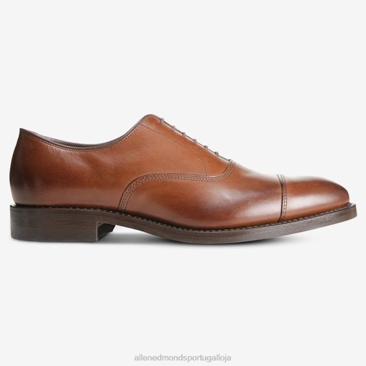 sapato social park avenue oxford cap toe com sola dainite 848L236 marrom café homensAllen Edmonds