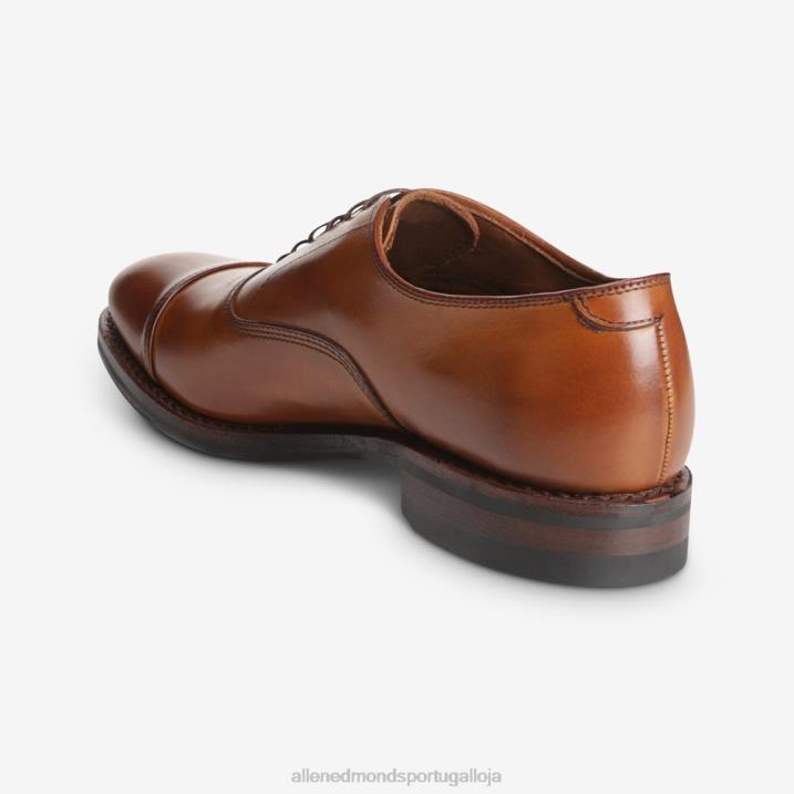 sapato social park avenue oxford cap toe com sola dainite 848L237 noz marrom homensAllen Edmonds