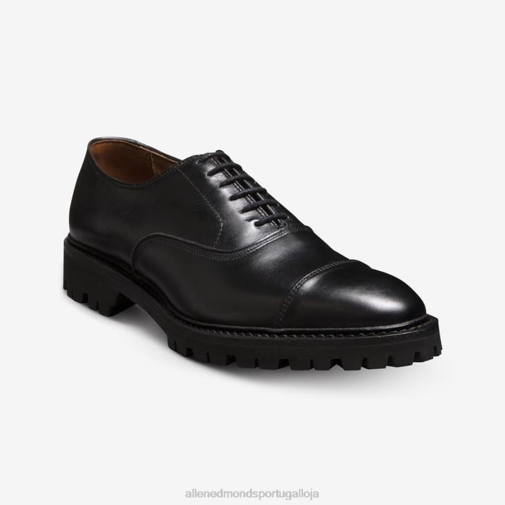 sapato social park avenue oxford cap toe com sola de encaixe 848L137 preto homensAllen Edmonds