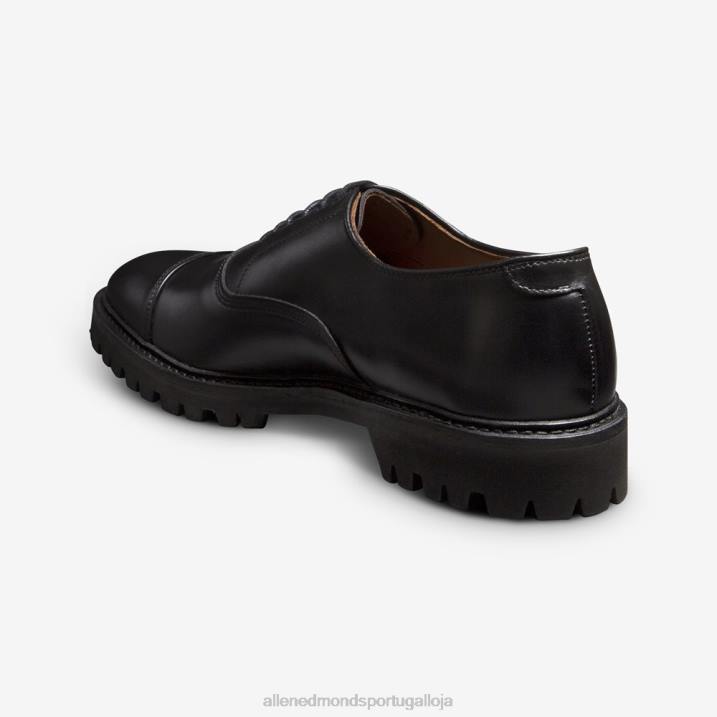 sapato social park avenue oxford cap toe com sola de encaixe 848L137 preto homensAllen Edmonds