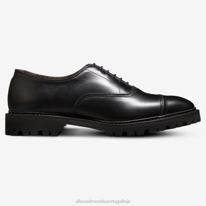 sapato social park avenue oxford cap toe com sola de encaixe 848L137 preto homensAllen Edmonds