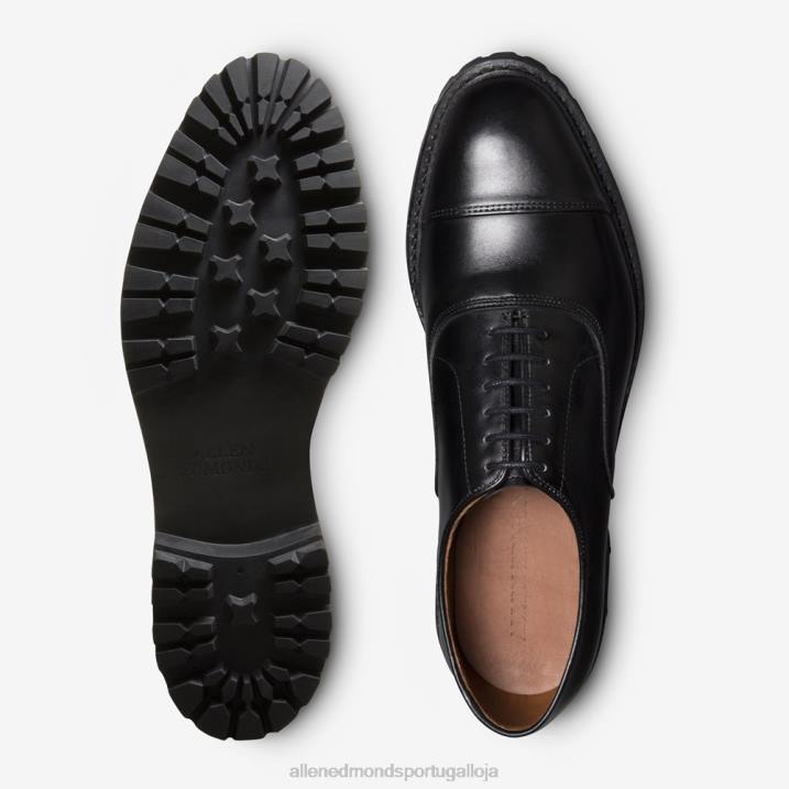 sapato social park avenue oxford cap toe com sola de encaixe 848L137 preto homensAllen Edmonds