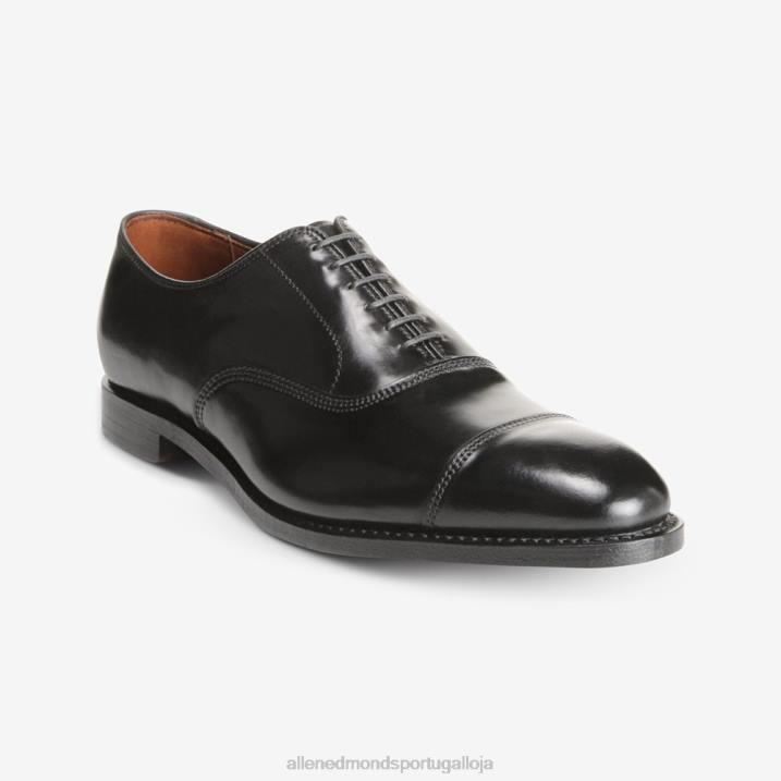 sapato social park avenue shell cordovan oxford cap toe 848L24 cordovão preto homensAllen Edmonds