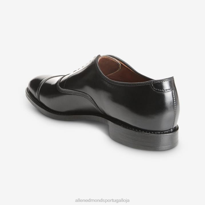 sapato social park avenue shell cordovan oxford cap toe 848L24 cordovão preto homensAllen Edmonds