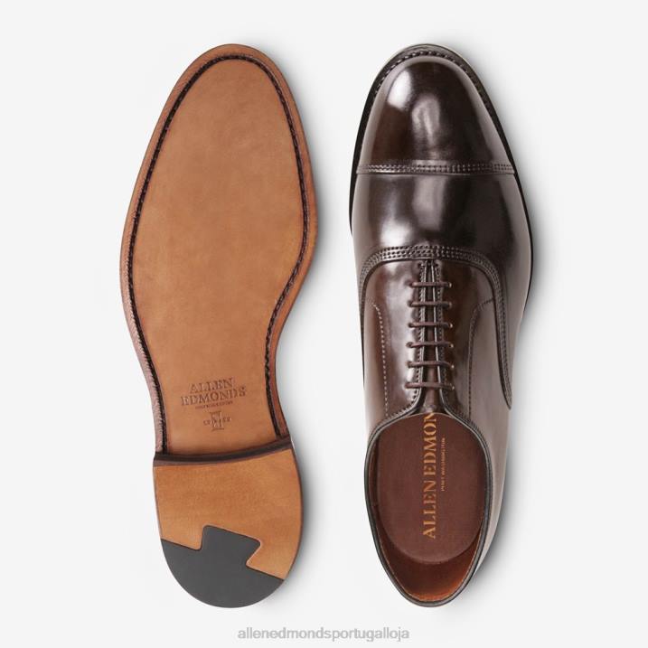 sapato social park avenue shell cordovan oxford cap toe 848L276 cordovão marrom homensAllen Edmonds