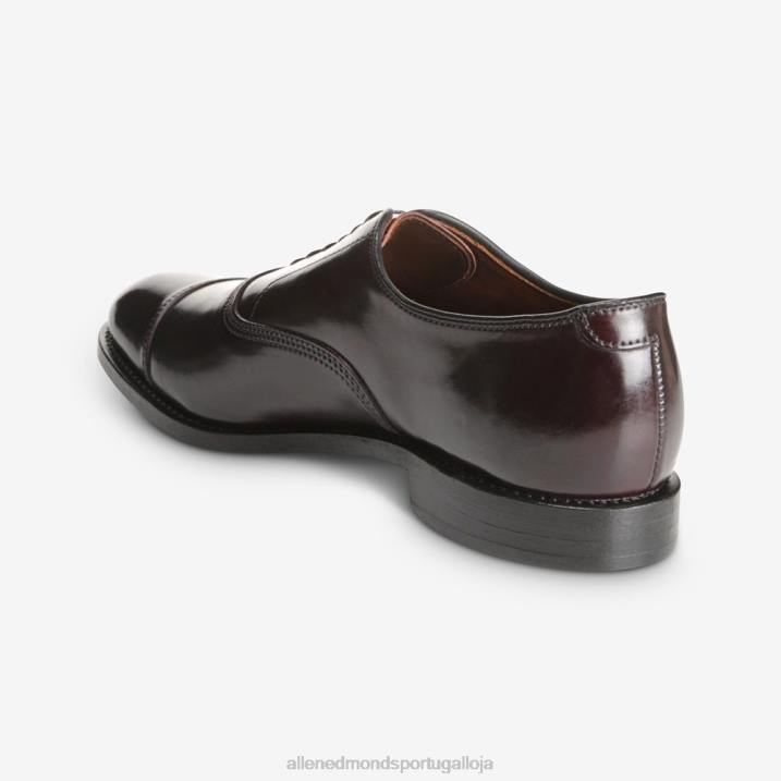 sapato social park avenue shell cordovan oxford cap toe 848L277 bordô de cordovão homensAllen Edmonds