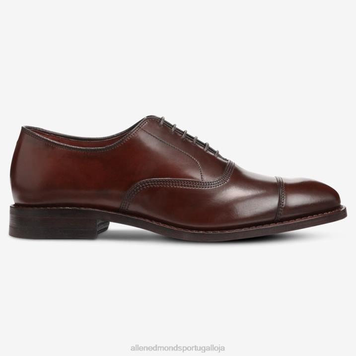 sapato social park avenue shell cordovan oxford cap toe 848L278 pimentão cordovan homensAllen Edmonds