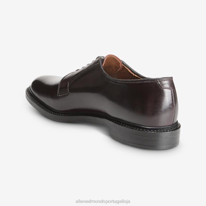 sapato social leeds shell cordovan derby 848L402 bordô de cordovão homensAllen Edmonds