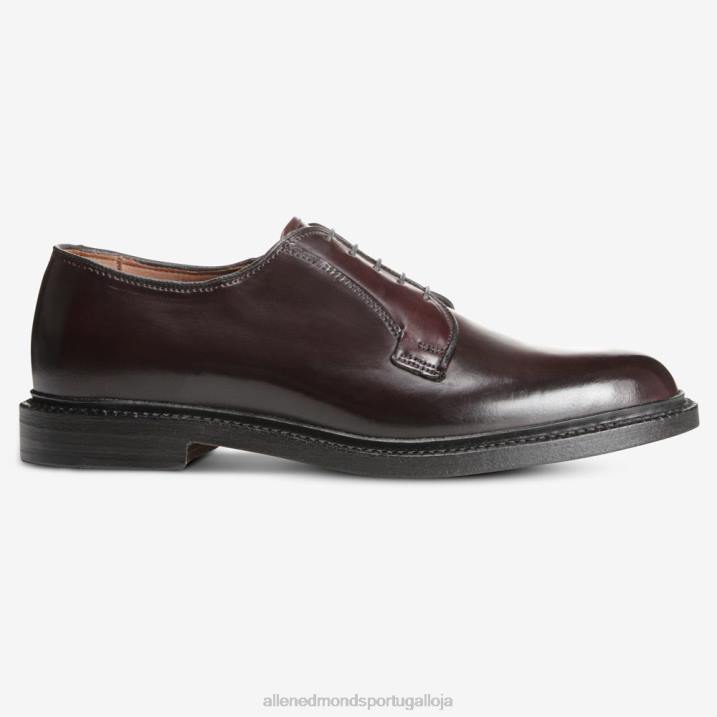 sapato social leeds shell cordovan derby 848L402 bordô de cordovão homensAllen Edmonds