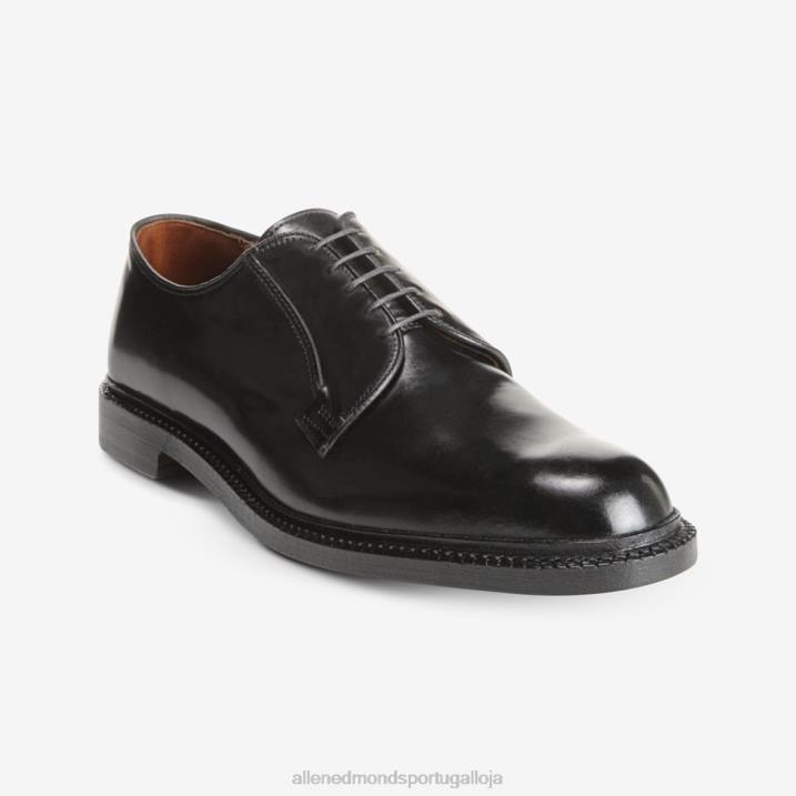 sapato social leeds shell cordovan derby 848L80 cordovão preto homensAllen Edmonds