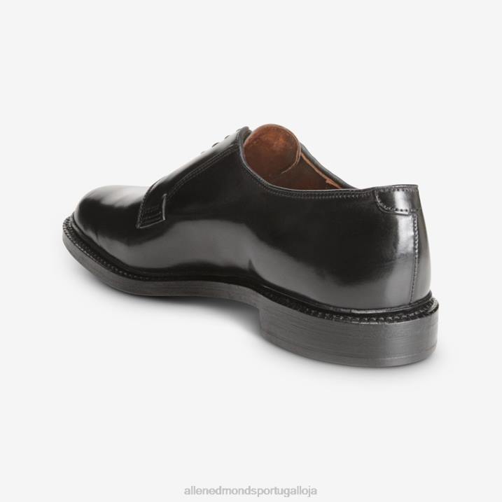 sapato social leeds shell cordovan derby 848L80 cordovão preto homensAllen Edmonds