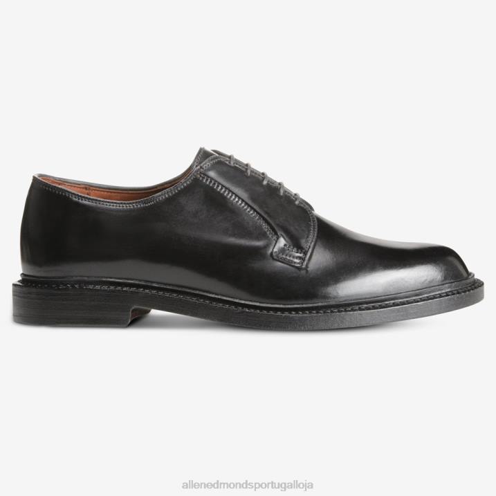 sapato social leeds shell cordovan derby 848L80 cordovão preto homensAllen Edmonds