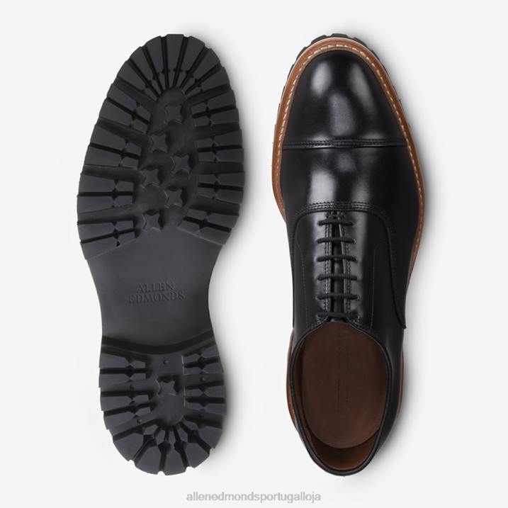 sapato social com cano alto da park avenue 848L40 couro preto homensAllen Edmonds