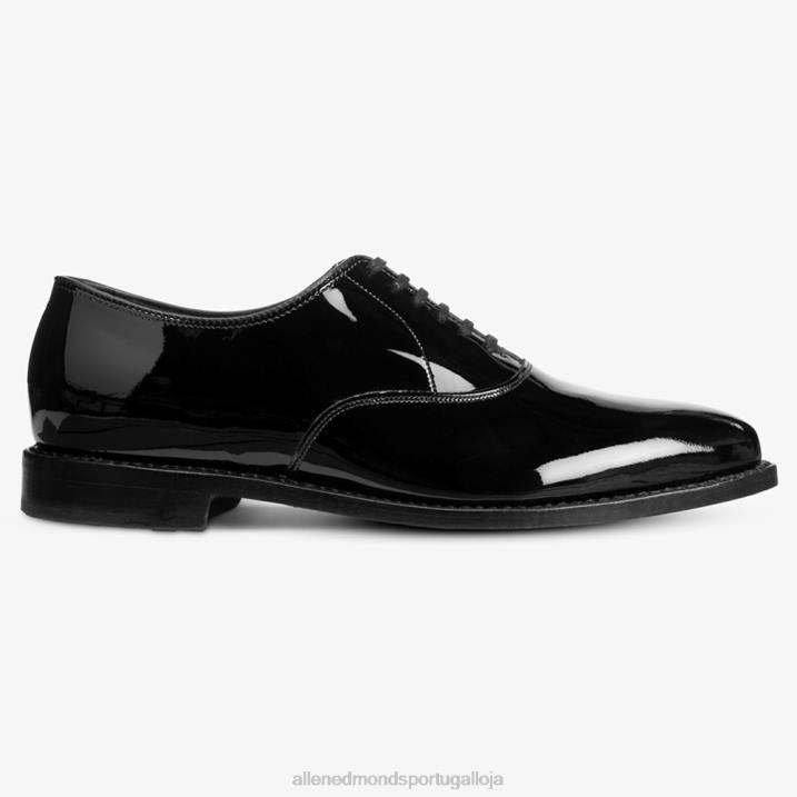 carlyle sapato oxford bico fino 848L47 patente preta homensAllen Edmonds