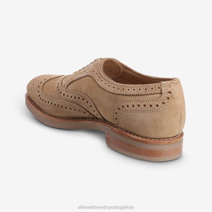 neumok camurça wingtip oxford 848L101 camelo homensAllen Edmonds