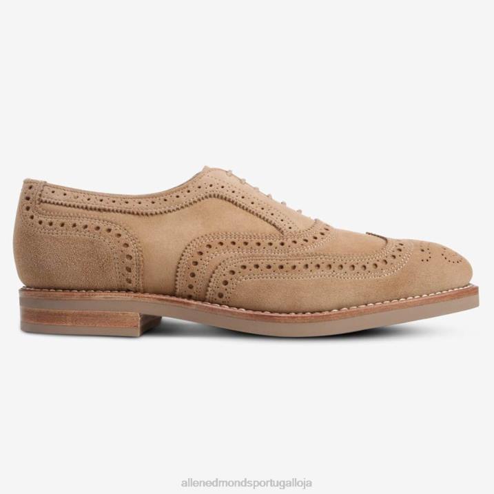 neumok camurça wingtip oxford 848L101 camelo homensAllen Edmonds